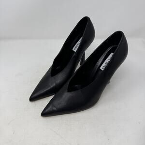 Steve Madden Black Pointed Toe High Heel Pumps Size 9 Stiletto Dress Party Shoes